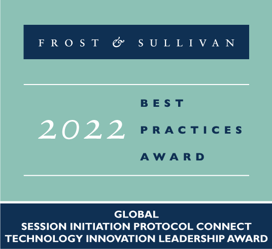 Global Technology Innovation Leadership Award in the session initiation protocol (SIP) connect industry