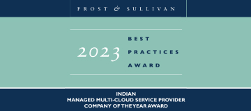 Frost &amp; Sullivan 2023 Indian &#8211; Managed Multi-Cloud Service Provider Company of the Year Award